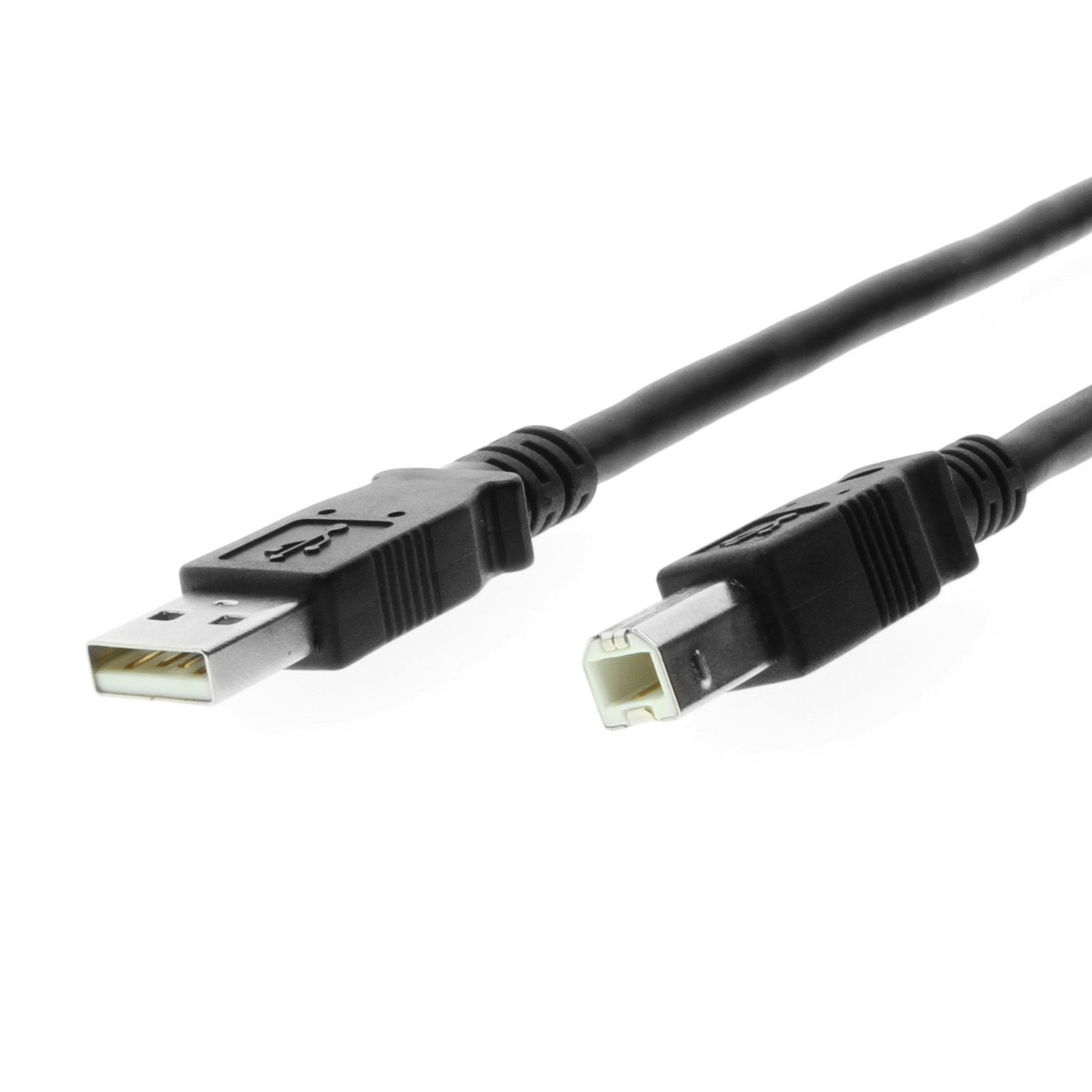 Extreme Power 2m Black USB Device Cable USB 2.0 A B Cable 24/20 AWG