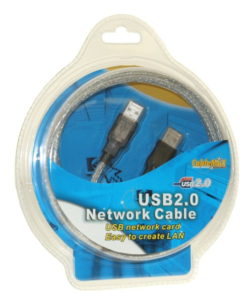 Network USB 2.0 SuperLink Cable by CableMax TCP/IP EasyLink