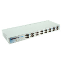 Isolated USB to 16 COM RS-422/485 Serial Adapter Metal case - Rack Mount