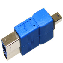 USB 3.0 Gender Changer Mini Type-B Male to USB 3.0 Type-B Male