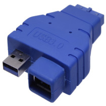USB 3.0 Gender Changer Type-A Male/Female to 19-pin Header Female