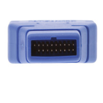 USB 3.0 Gender Changer Type-A Male (X2) to 19-pin Header Male