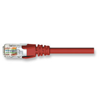 ICN Cat6 Patch Cable 5ft, Red, Molded