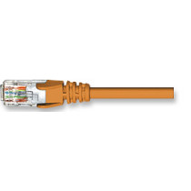 ICN Cat6 Patch Cable 10ft, Orange, Molded