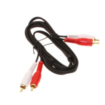 6ft. RCA L/R to RCA L/R Stereo Cables Hi-Quality Gold Plated