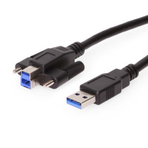 5ft. USB 3.2 Gen 1 SuperSpeed Standard Type-A to Screw-Lock Type-B Cable