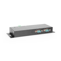 2-Port RS-232/422/485 Serial to Ethernet Device Server, PoE Power