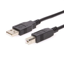 6in. Black USB 2.0 A to B Device Cable
