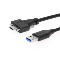 6ft. USB Type-C to A Dual Screw Lock Cable 5GB Data 3A Power