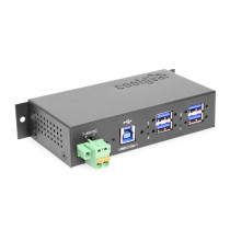 4 Port Managed USB 3 Hub w/ 15KV ESD Surge Protection