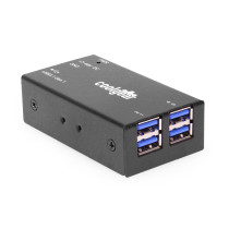 4 Port USB 3.2 G1 Micro Hub with Variable Voltage and Surge Protection