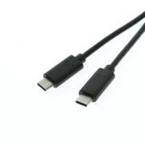 USB 2.0 Type-C Male to Type-C Male 18 inch USB cable