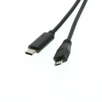 1 Meter USB 2.0 Type-C Male to Micro-B Male USB Cable