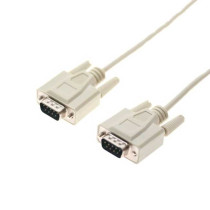 10ft. DB9 Male to Male Serial Cable with Molded Shielded Connectors