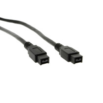 9-pin/9-pin Firewire (IEEE 1394b) 800 Mbps Cable - 3 Feet