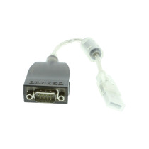 USB Serial 12in. RS232 Serial Adapter FTDI Chip w/ LED & Windows 10 Support