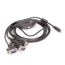 USB Type-C 4-Port Serial Adapter