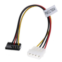 SATA Power Cable Adapter Molex to SATA 15-pin Power Right Angle