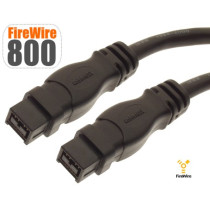 Firewire 800 9-pin to 9-pin CableMax 8-inch Daisy Link Cable