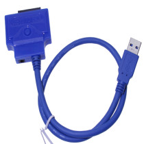 USB 3.0 Type-A Male to Mini/Slimline SATA Hard Disk Drive Adapater