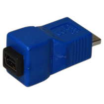 USB 3.0 Micro Type-B Male to USB Mini Type-A Female Gender Changer