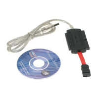 USB 2.0 to SATA and IDE Bridge Adapter Converter Cable for SATA HDD