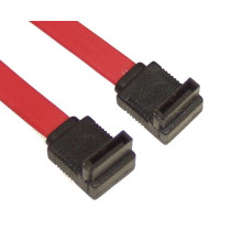 14in Red SATA Device Cable Right to Right Angle