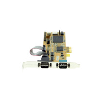 2 port Serial RS-232 and 1 Port Parallel I/O PCI-Express 1x Card