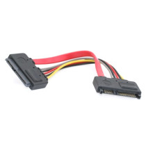20 Inch SATA Power/DATA Extension Cable 22-pin Male to Female SATA Cable