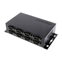 Industrial 8-Port DB-9 RS232 to USB Adapter High-Speed FTDI Chip 921.6Kbps