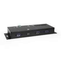 USB-C 4-Port Hub w/Power Delivery & 15KV ESD Surge Protection USB 3.2 Gen1