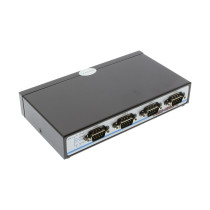 Professional Quad Port USB to Serial DB-9 RS-232 Adapter