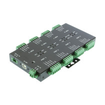 USB2 to 8-Port RS232-422-485 Serial TB Adapter Isolation | Surge