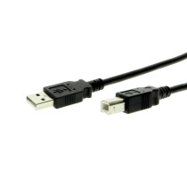 Black USB Cable A toB8 inch High-Speed USB 2.0 Device Cable