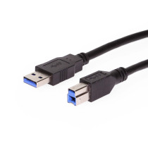 1ft USB 3.2 Gen 1 Cable A Male to B Male Device Cable