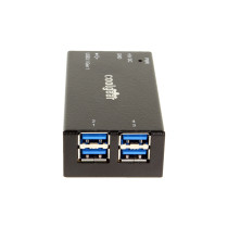 4 Port USB 3.1 Micro Hub with Surge Protection and Mounting Kit