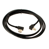 3ft. Black USB Cable A Right Angle to B Right Angle  High-Speed USB 2.0 Device Cable