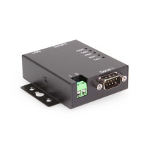 2 PORT USB to Serial RS-232 DB-9 Adapter Industrial Metal Housing