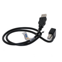 20 inch USB 2.0 A to down angle B cable