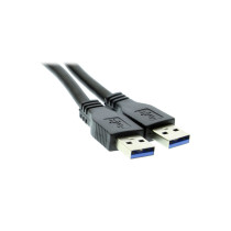 12 inch USB 3.0 Cable A-Male to A-Male Cable