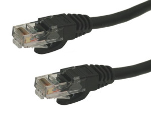 7 ft. Cat6 Black High Performance Patch Cable UTP (2134mm)