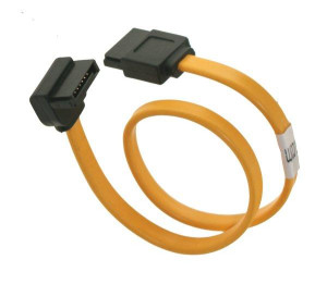 19 inch Low Profile Straight to Right SATA Cable - LP30SR483