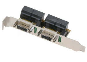 Internal to External Multilane Dual Port PCI Bracket