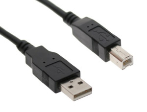 5ft. Black USB 2.0 A to B Device Cable
