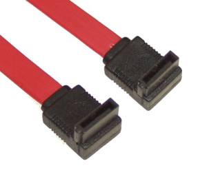 14in Red SATA Device Cable Right to Right Angle