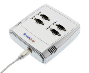 4-Port USB DB-9 Serial Adapter Solution for Windows Operating Systems