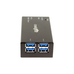 4 Port USB 3.1 Micro Hub with Surge Protection and Mounting Kit