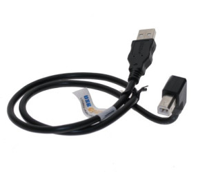 20 inch USB 2.0 A to down angle B cable