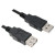 3ft. Black USB 2.0 A-Male to A-Female Extension Cable
