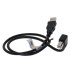 0.5m USB 2.0 Cable High-Speed type A to B Down Angle